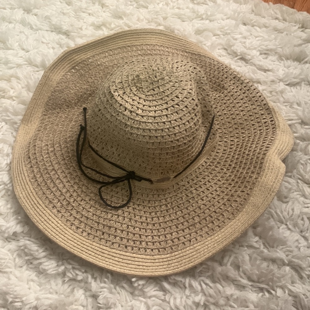 NINE WEST Straw Sun Hat